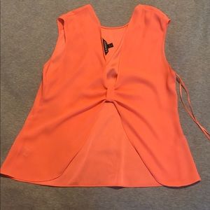 Express Neon bow tie Tank Top